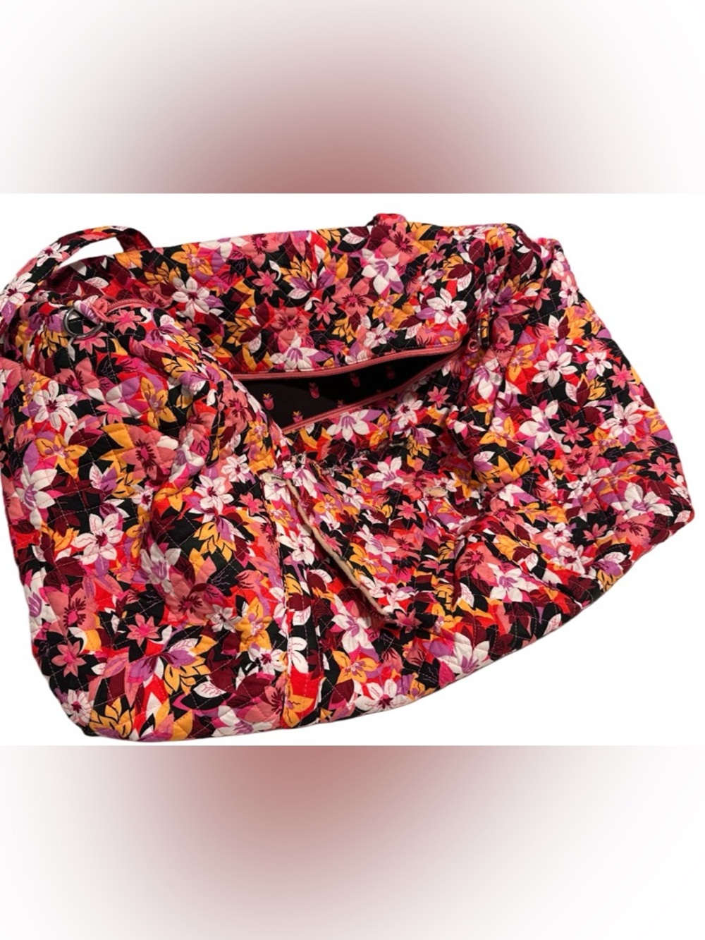 Vera Bradley Pink Floral 8-Piece Women’s Bag Set - Mixed Floral Prints - Picture 15 of 16